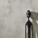 light grey concrete effect flexible panel