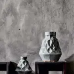 dark grey rough concrete flexible panel