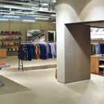 smooth light grey flexible concrete veneer