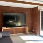 striated rust effect flexible