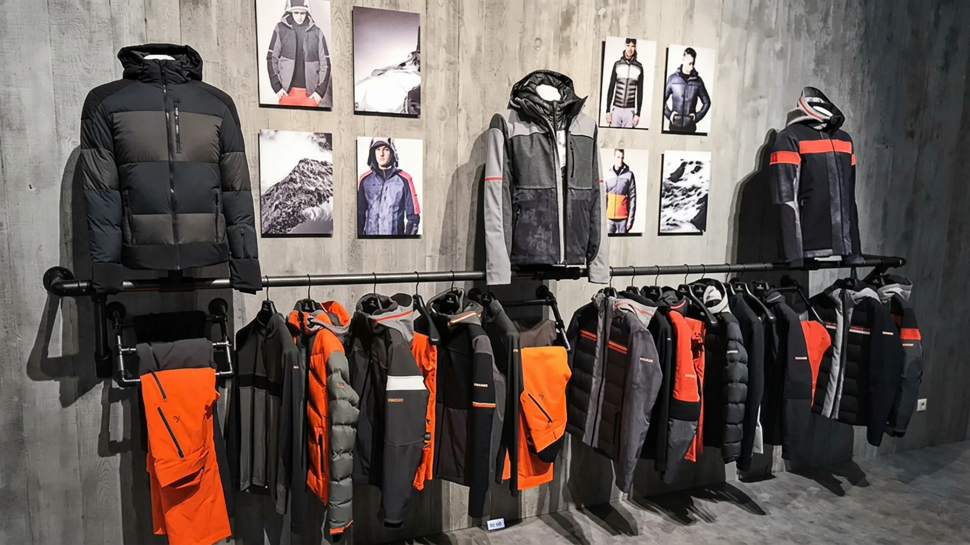 flexible roll wooden concrete middle pebble grey