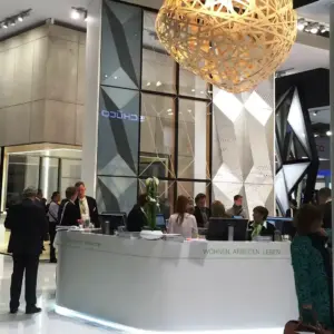 smooth conrete-laminated particle board panel