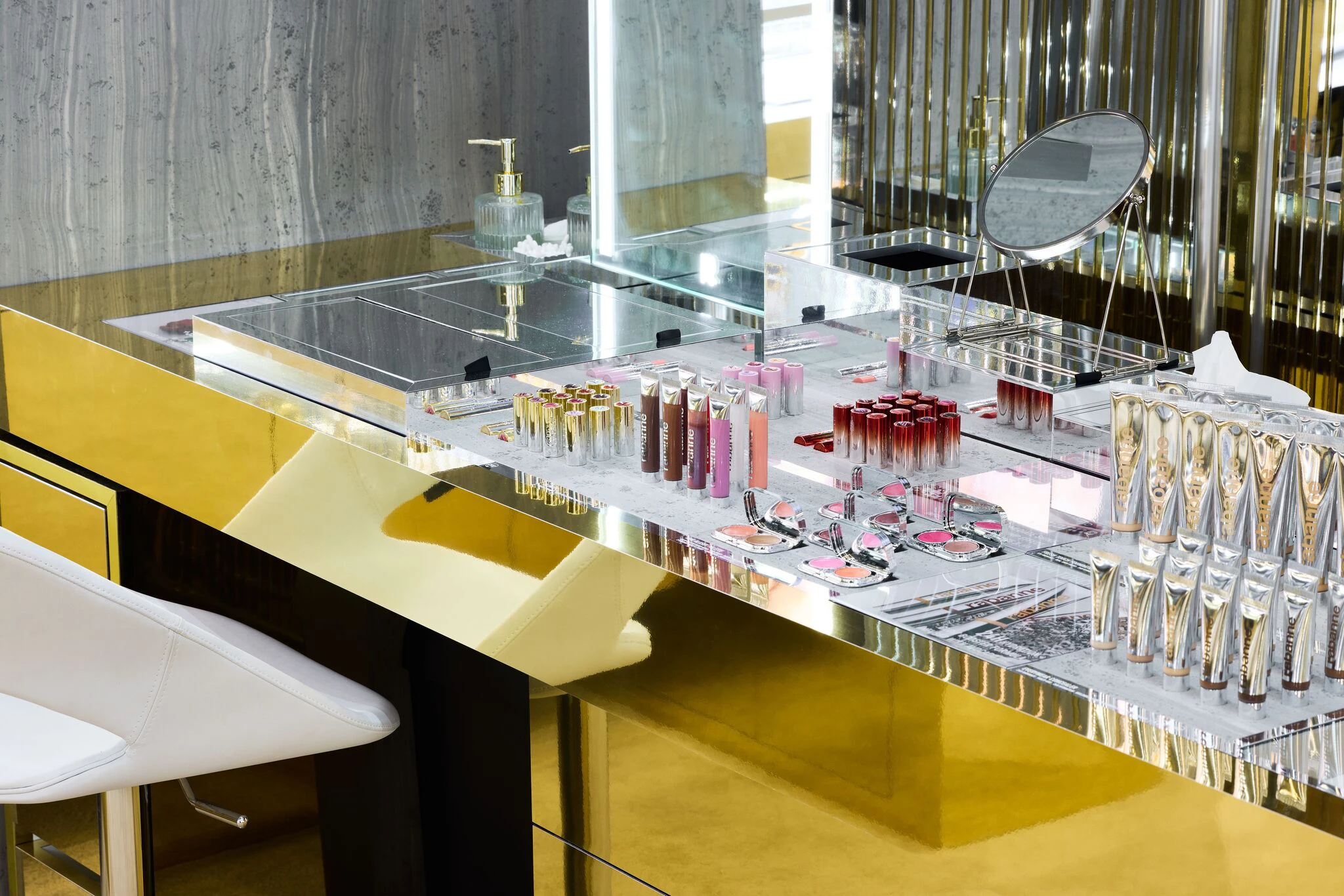 flexible mineral veneer roll travertine rustic titanium